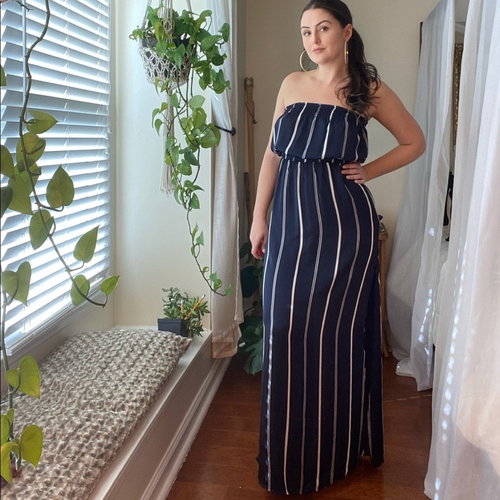 Striped Forever 21 maxi